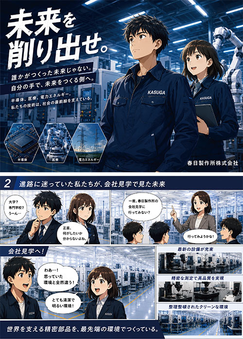 マンガでわかる春日製作所の魅力